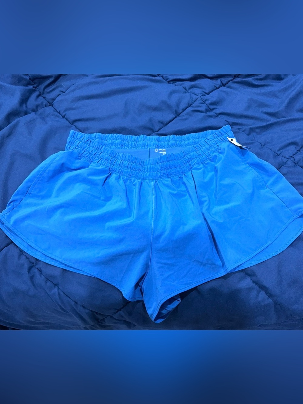 aerie Bright Blue Women's Athletic Shorts (AA)